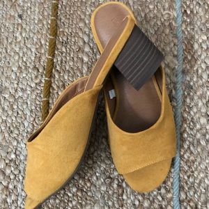 Open Toed Slide Heels